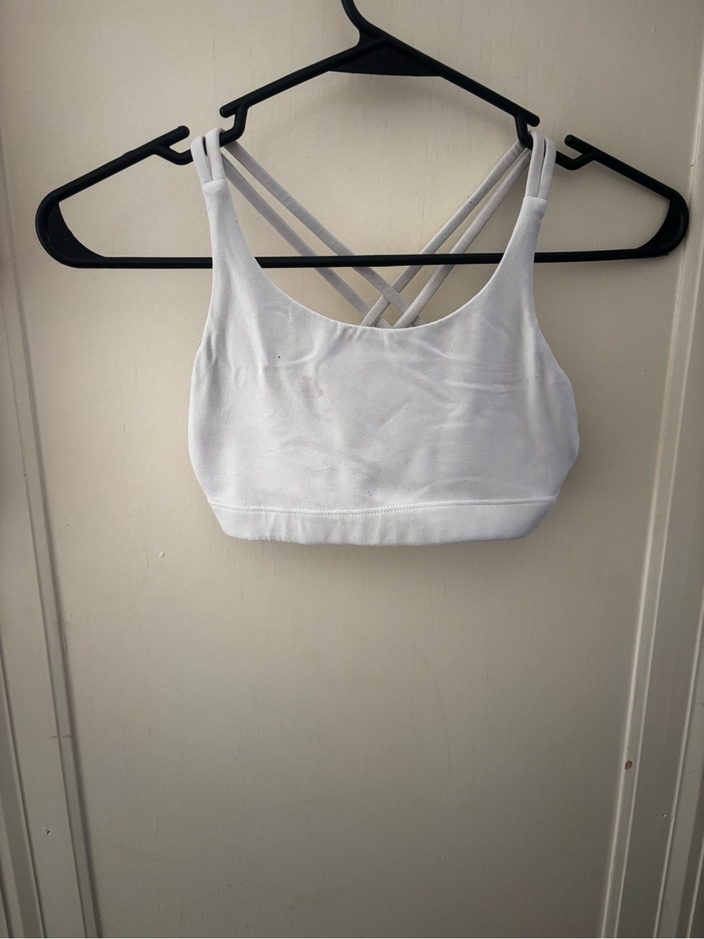 Athleta White Strappy Back Tank Top